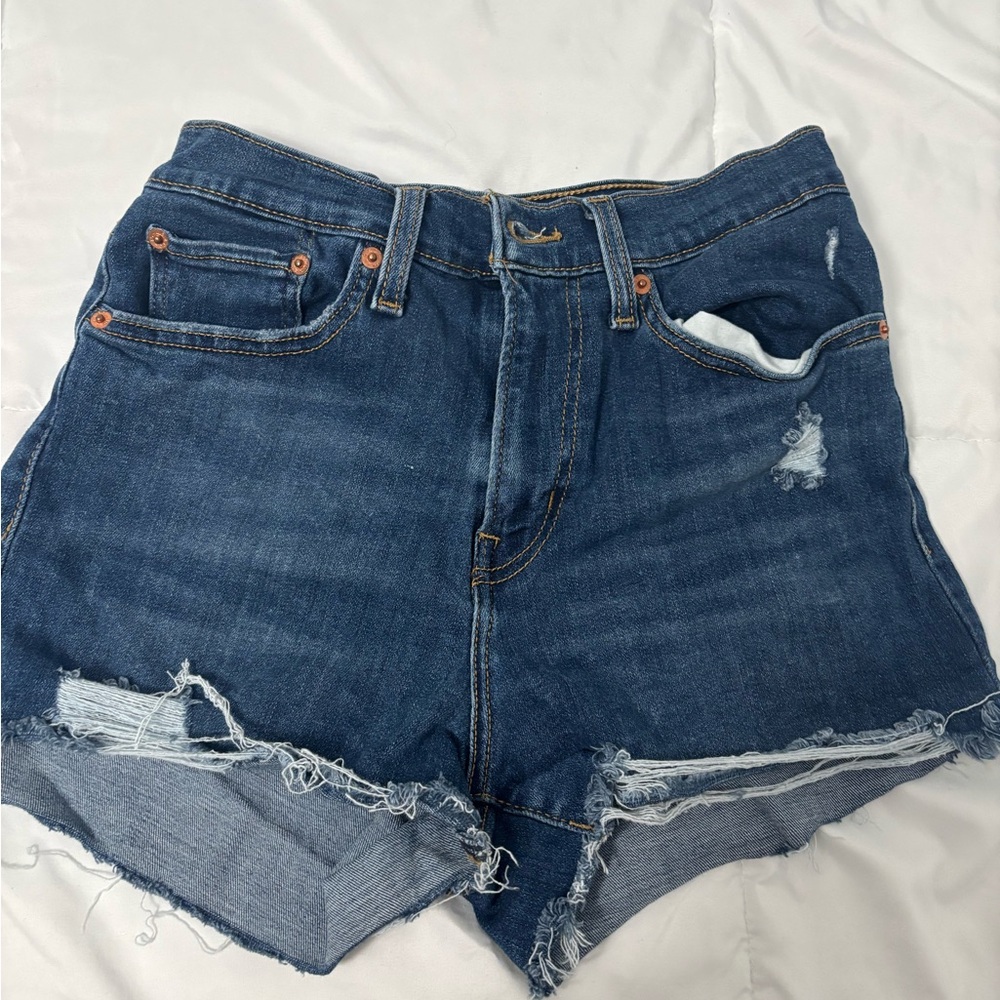 Levi’s Denim Distressed Women Shorts